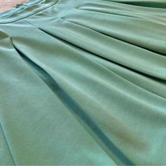 Mint Green Pleated Highwaisted Tennis Skirt - Picture 8 of 12